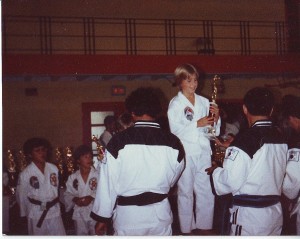 Paul Winning First Place In Karate (1982)