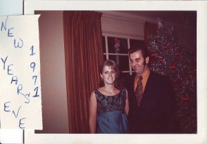 Ron and Kathy Scharff New Years (1971)