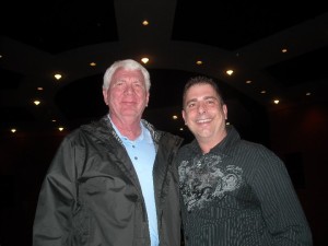 Dennis Aroldy and Paul Scharff at the Clark County Library, Las Vegas, NV. January, 2011