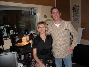 Heidi Harris and Paul Scharff at the Heidi Harris Show, KDWN Radio, Las Vegas, NV. June, 2009.