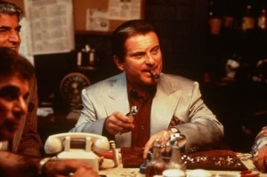 This is Joe Pesci in the movie CASINO as Nicky Santoro. The Outfit tough sent from Chicago to protech the Vegas skim.  