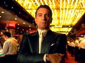 This Robert DeNiro as Frank "Lefty" Rosenthal in the movie CASINO.