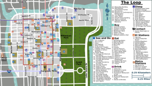 Map of the Chicago Loop