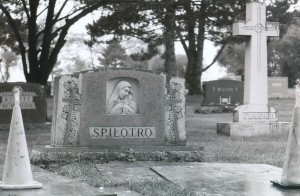Tony and Michael Spilotro's Gravesite before they were buried at Queen of Heaven Cemetery in Hillside, IL. 